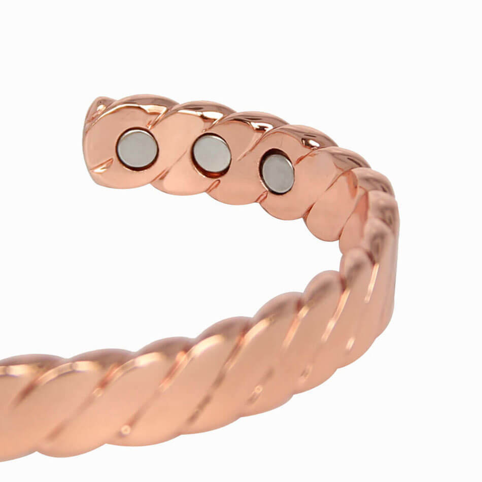 Red Copper Magnetic Bangle Open Bangle