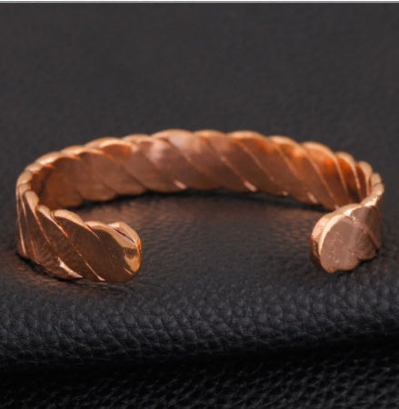 Red Copper Magnetic Bangle Open Bangle