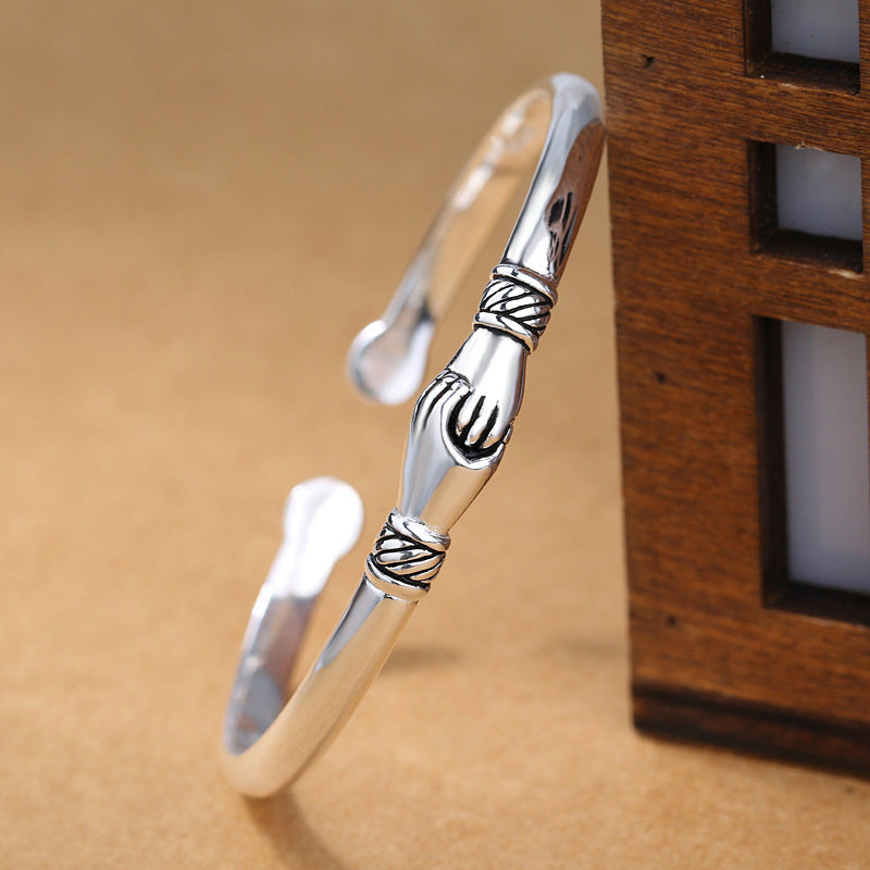 Retro Bracelet Female Hand Ornaments Handshake Creative Bracelets