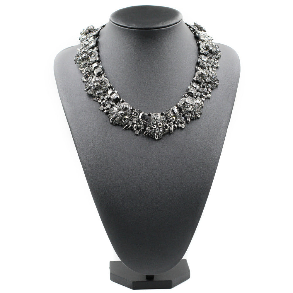 Alloy diamond necklace