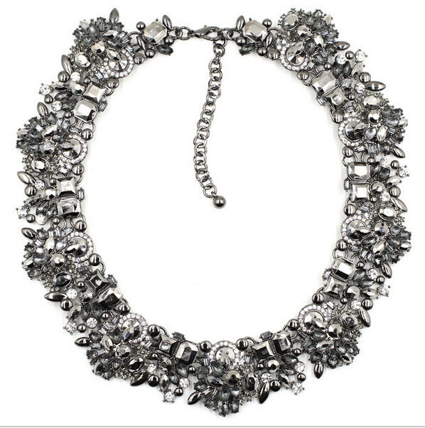 Alloy diamond necklace
