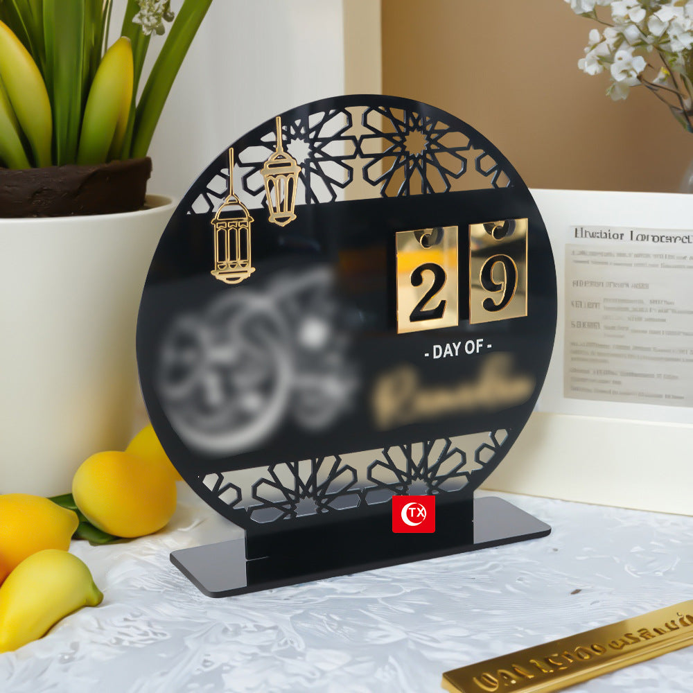 Middle East Festival Castle Shape Acrylic Countdown Calendar