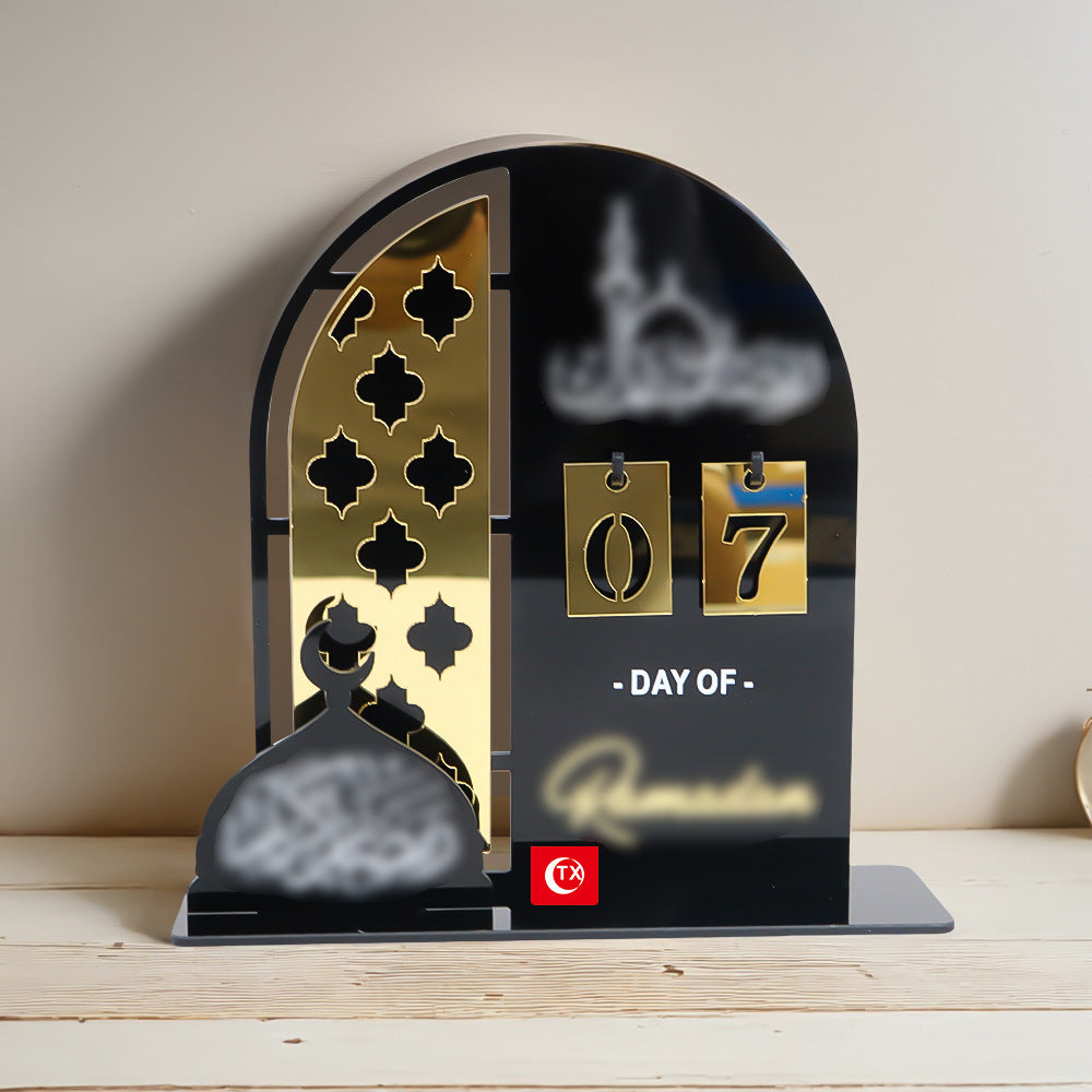 Middle East Festival Castle Shape Acrylic Countdown Calendar